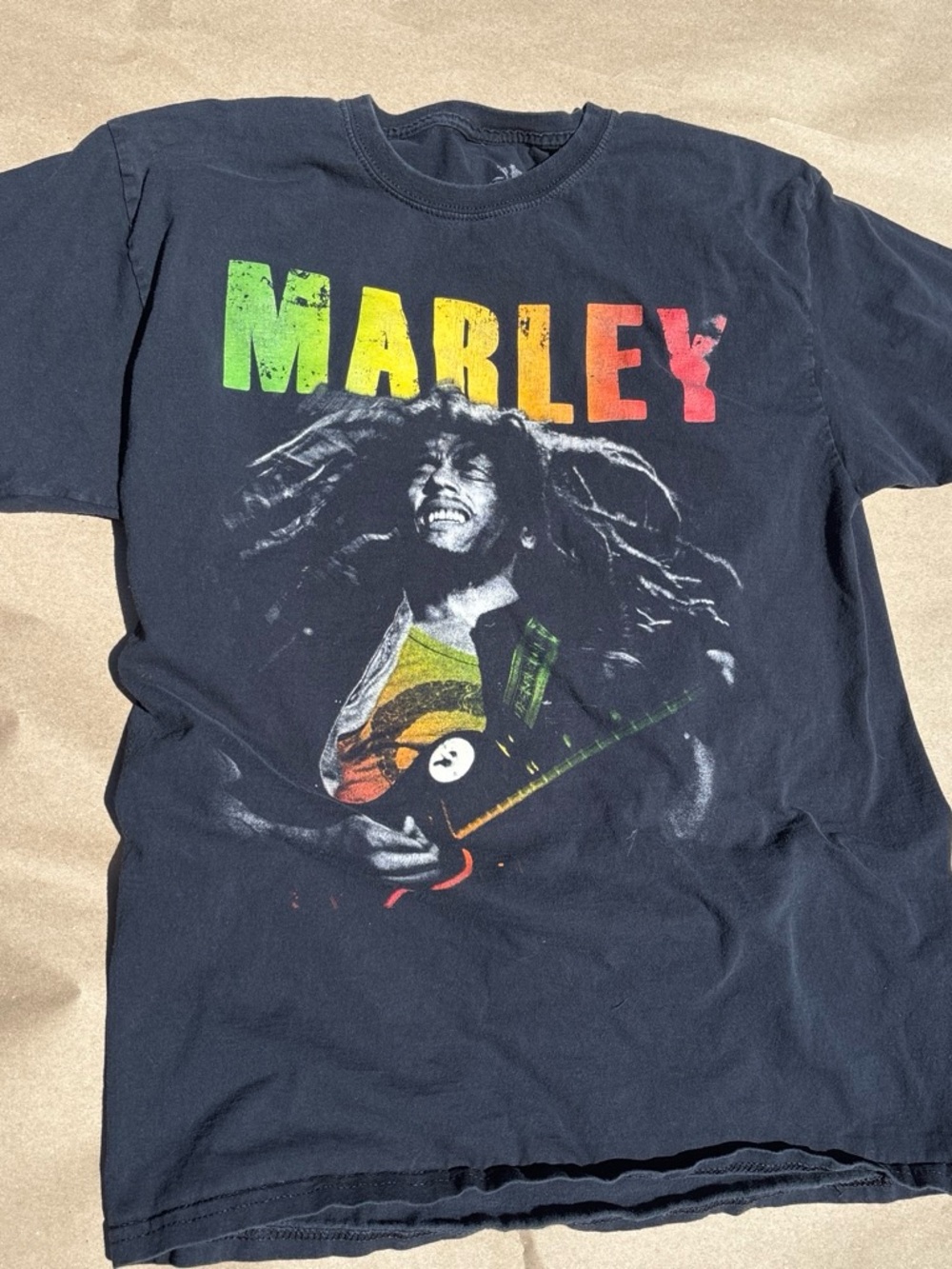 Bob Marley Graphic Band T-Shirt Size L Reggae Music Tee